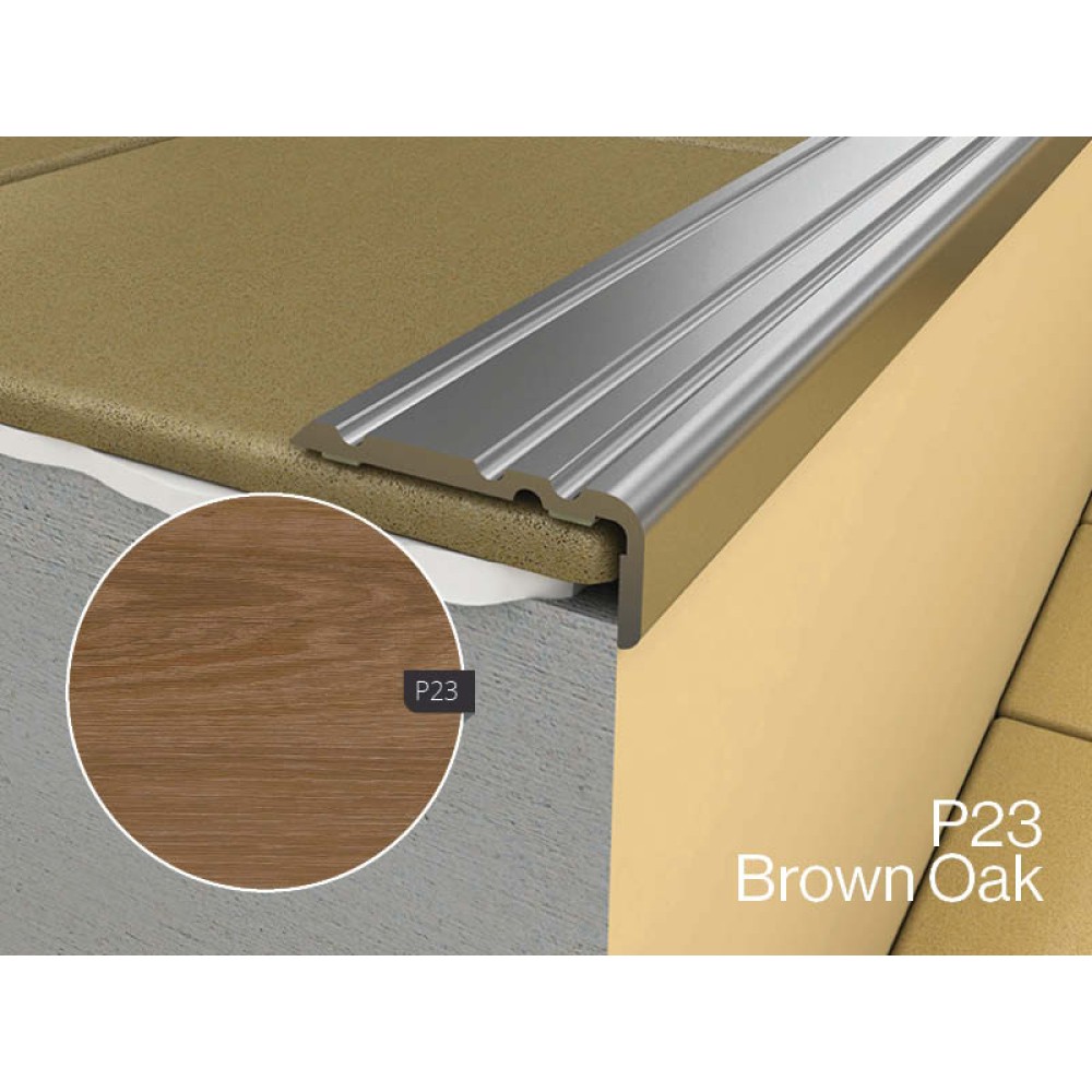 WRG3 1800mm Edge Adhesive Profile P23 Brown Oak