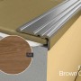 WRG3 1800mm Edge Adhesive Profile P23 Brown Oak