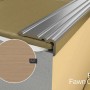 WRG3 1800mm Edge Adhesive Profile P27 Fawn Oak