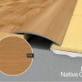 WRG2 1800mm Reducer Adhesive Profile P21 Native Oak
