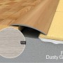 WRG2 1800mm Reducer Adhesive Profile P26 Dusty Grey