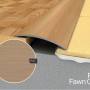 WRG2 900mm Reducer Adhesive Profile P27 Fawn Oak