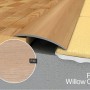 WRG2 1800mm Reducer Adhesive Profile P30 Willow Oak