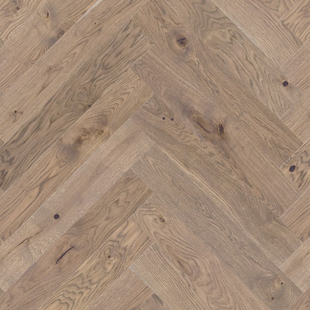 110 X 14 X 660mm Barista Herringbone Oak Frappe - 0.50M2 PK