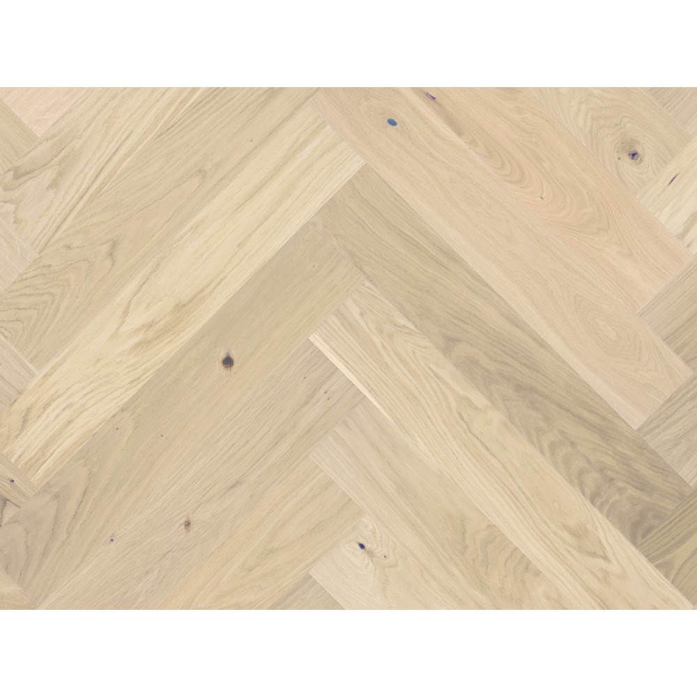 130 X 14 X 725mm Barista Herringbone Oak Latte - 0.65M2 PK